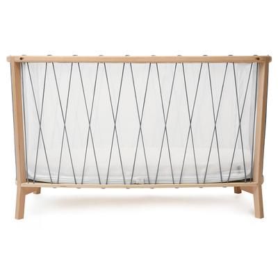 Charlie Crane KIMI Baby Bed with Organic Mattress - Black & White