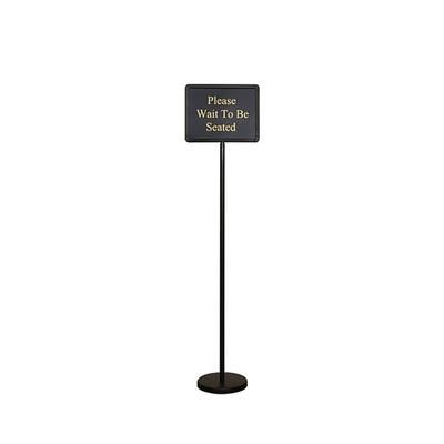 Winco HTS-60K 60" Hostess Sign Set, Steel, Black, 15 Message Variations