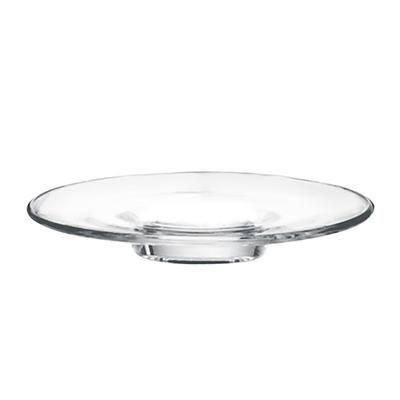 Anchor 1P01672 4 1/4" Round Kenya Espresso Saucer - Glass, Clear, Clear