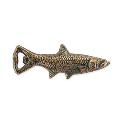 Cast Iron Fish Bottle Opener by Foster & Rye in Metallic