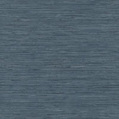 Peel And Stick Wallpaper by RoomMates in Grasscloth Navy