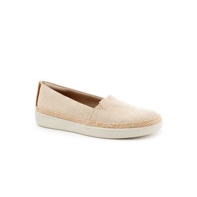 Extra Wide Width Women's Accent Slip-Ons by Trotters® in Natural (Size 9 1/2 WW)