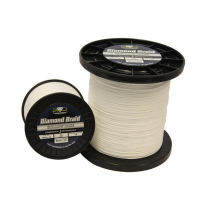 Momoi Diamond Braid Generation III Hollow Core 60lb 1500yd White 73106