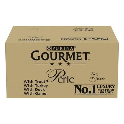 96x85g Country Medley Pouches Gourmet Perle Wet Cat Food