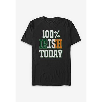 Men’s Big & Tall All Irish Graphic Tee by Mad Engine in Black (Size 3XT)