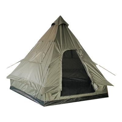 MIL-TEC Tipi Tent 4 Person Olive Drab 14227000