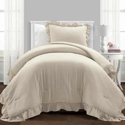 Reyna Comforter Wheat 2Pc Set Twin-Xl - Triangle Home Decor 21T014315