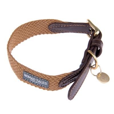 Nomad Tales Bloom Collar | Caramel | Size L: 46-52cm Neck Circumference, 38mm Width