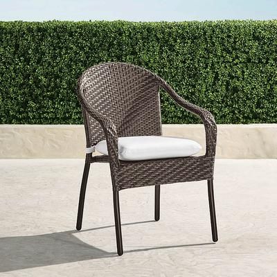 Cafe Cushion for Curved Back Chairs - Quick Dry, Sailcloth Salt - Frontgate