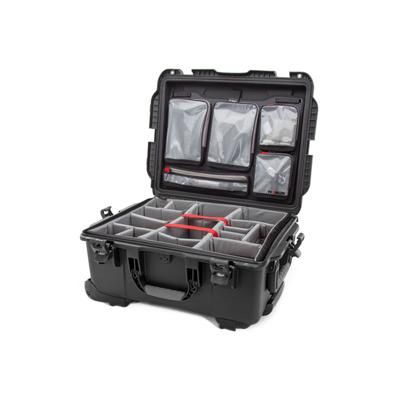 Nanuk Case 955 w/lid org. - w/divider Black Large 955S-060BK-0A0
