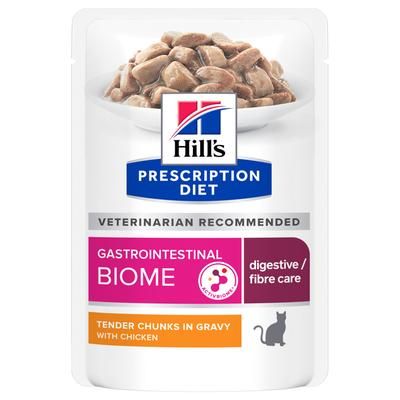12x85g Gastrointestinal Biome Chicken Hill's Prescription Diet Wet Cat Food