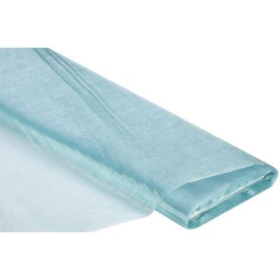 Tissu organza, bleu aqua