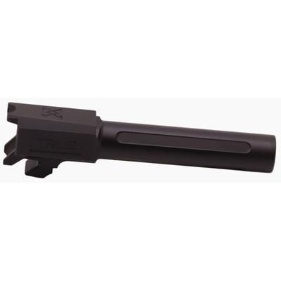 True Precision Hellcat Pro Non-Threaded Pistol Barel 9mm 1-10 Twist 3.7in 416R Stainless Steel Black Nitride Sub-compact TP-SHCPB-XBL