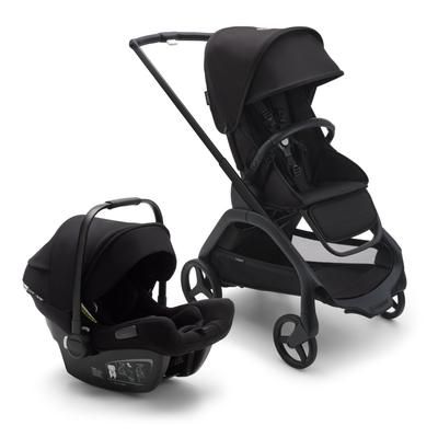 Bugaboo Dragonfly + Turtle Air Travel System Bundle - Black / Midnight Black / Midnight Black / Blac