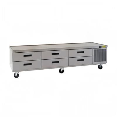 Delfield F2999CP 99 1/4" Chef Base w/ 6 Drawers - 115v, Stainless Steel