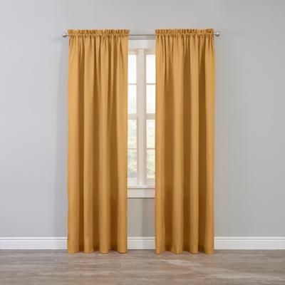 Wide Width BH Studio Microfiber Rod-Pocket Panel by BH Studio in Latte (Size 50" W 84" L)