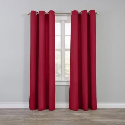 Wide Width BH Studio Microfiber Grommet Panel by BH Studio in Garnet (Size 50" W 96" L)