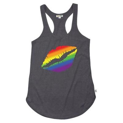 Rainbow Kiss Racerback Tank Top