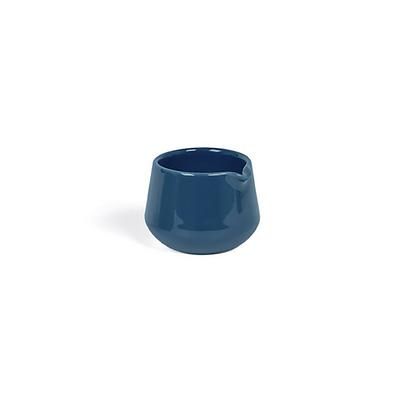 Front of the House TCR017BLP23 3 oz Bevel Pourer - Porcelain, Lapis, Blue