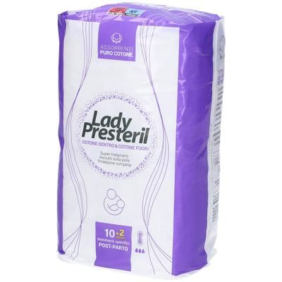 Lady Presteril Assorbente Post Parto 12 pz Assorbenti