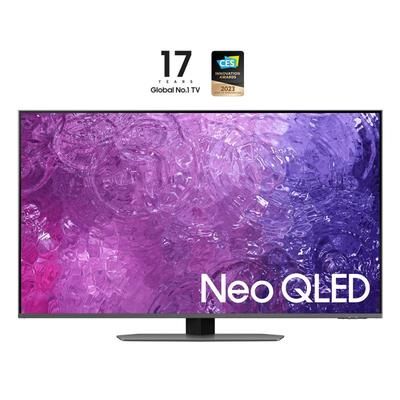 Samsung Series 9 TV QE50QN90CATXZT Neo QLED 4K, Smart 50" Processore Neural Quantum Dolby Atmos e OTS Lite, Carbon Silver 2023