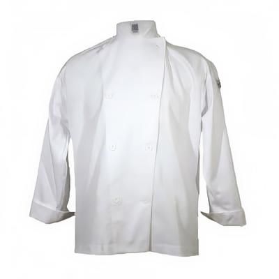 Chef Revival J002-XL Poly Cotton Traditional Chef Jacket, X-Large, White