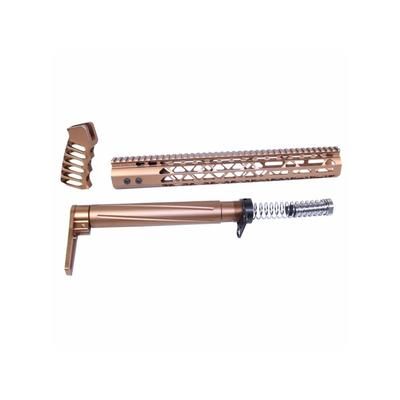 Guntec USA AR .308 AIR Lite Series Complete Furniture Set Bronze AIRLITE-SET-308-BRZ