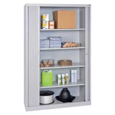 Armoire Haute Portes À Rideaux L/h/p 120 X 195 X 45 Cm - Sofame