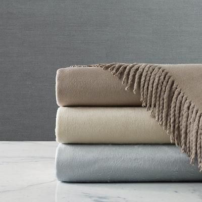 Plaza Silk Cotton Throw - Gray - Frontgate