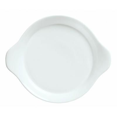 Libbey 911194440 8 1/4" Round Handled Dish w/ Reflections Pattern & Shape, Alumawhite Body
