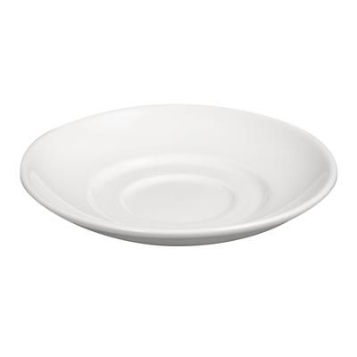 Libbey 999023500 6" Round Constellation Saucer - Porcelain, Lunar White, 3 Dozen
