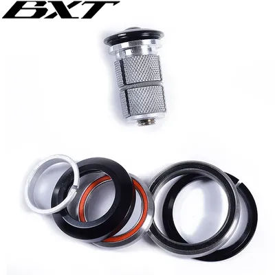 BXT Bike Headset 1-1/8'-1-1/2' for Frame Headset Tapered MTB/Road Bicycle Headset Top Cap Bicycle Accessories Straight Bearing