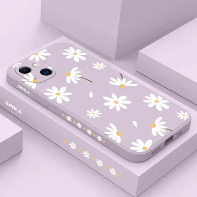Plain Daisies Phone Case For iPhone 16 15 14 13 12 11 Pro Max Mini X XR XS MAX SE2020 8 7 Plus 6 6S