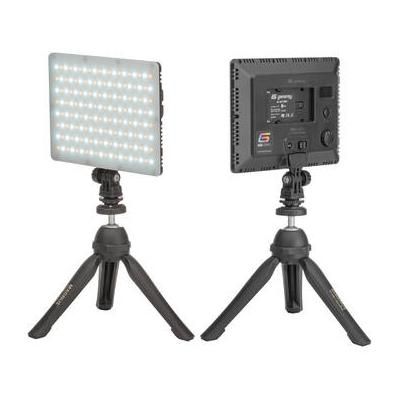 Genaray Bluetooth RGB Panel 2-Light Kit with MicroPod Tabletop Tripods (5 x 7") BL-5X7-RGB