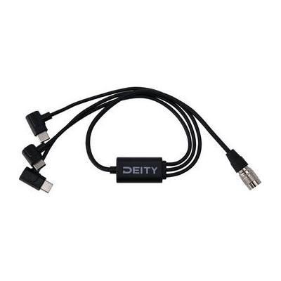 Deity Microphones SPD-HR3U 4-Pin Hirose to Triple USB-C Cable DTS0287D64
