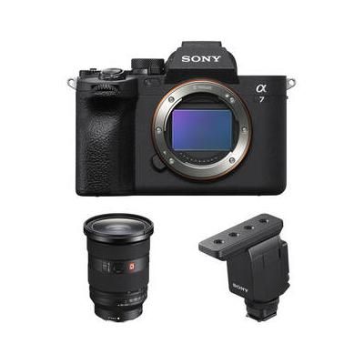 Sony a7 IV Mirrorless Camera with 24-70mm f/2.8 Lens and Microphone Kit ILCE-7M4/B