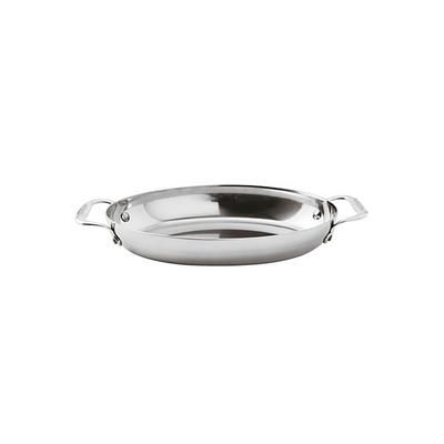Paderno 12238-30 1 1/2 qt Baker, 11 3/4" x 7 1/8" x 2", Aluminum/Stainless Steel, Induction Ready, Silver