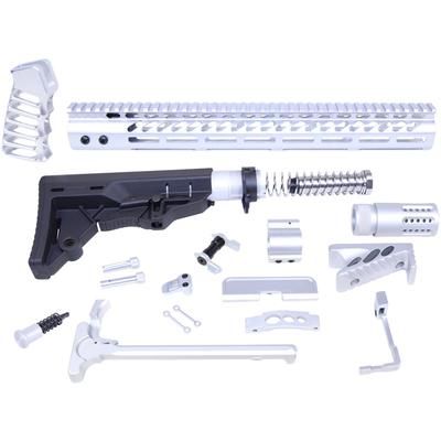 Guntec USA AR-15 Ultimate Rifle Kit Anodized Clear ULT-RK-CLEAR