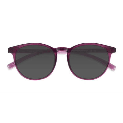 Unisex s round Cassis Plastic Prescription sunglasses - Eyebuydirect s Deja Vu