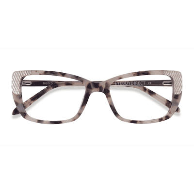 Female s horn Ivory Tortoise Silver Acetate,Metal Prescription eyeglasses - Eyebuydirect s Gilded