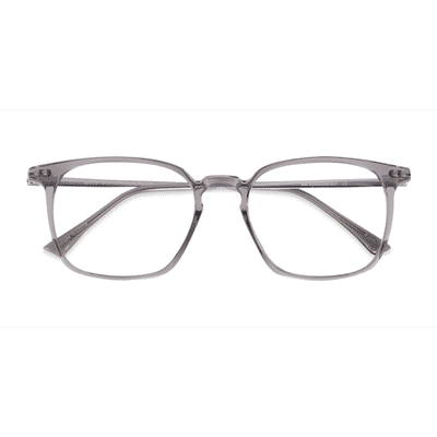 Unisex s rectangle Gray Plastic, Metal Prescription eyeglasses - Eyebuydirect s Ghostwriter