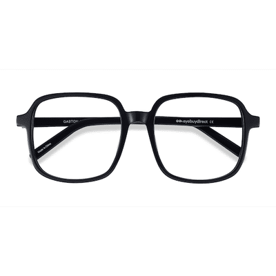 Male s square Black Acetate Prescription eyeglasses - Eyebuydirect s Gaston