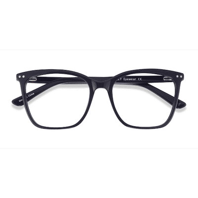 Female s square Black Acetate,Eco Friendly Prescription eyeglasses - Eyebuydirect s Meliora