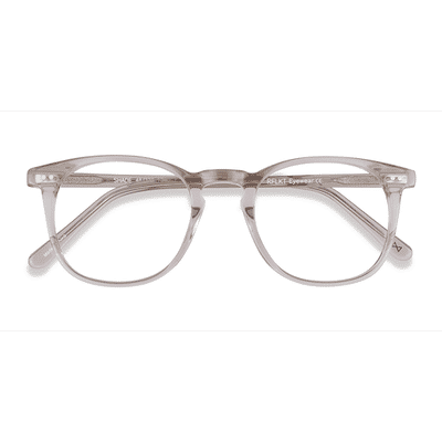 Female s square Champagne Acetate Prescription eyeglasses - Eyebuydirect s Shade