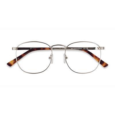 Unisex s round Bronze Metal Prescription eyeglasses - Eyebuydirect s St Michel