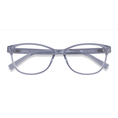 Female s horn Clear Plastic Prescription eyeglasses - Eyebuydirect s Juniper