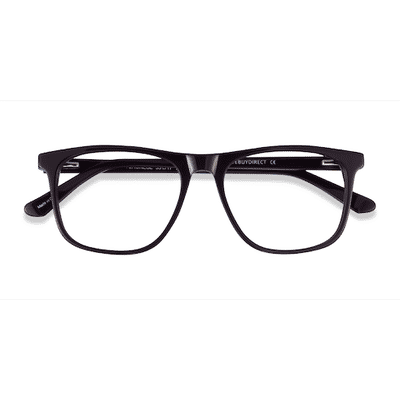 Male s square Dark Brown Acetate Prescription eyeglasses - Eyebuydirect s Veronese