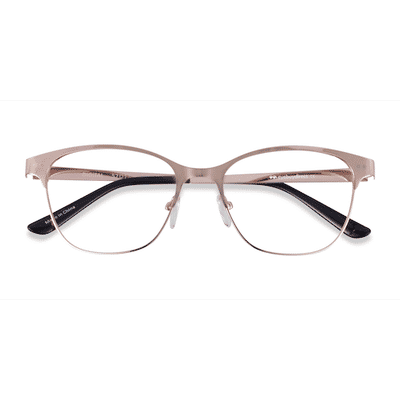 Female s browline Rose Gold Metal Prescription eyeglasses - Eyebuydirect s Digital