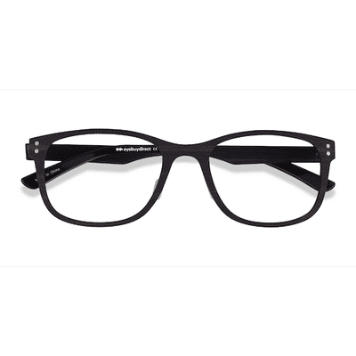 Unisex s rectangle Dark Wood Mixed Wood Prescription eyeglasses - Eyebuydirect s Earth