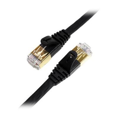 Tera Grand Cat 7 Ultra Flat Ethernet Patch Cable (10Gb, 25', Black) CAT7-WL080-25BKV2